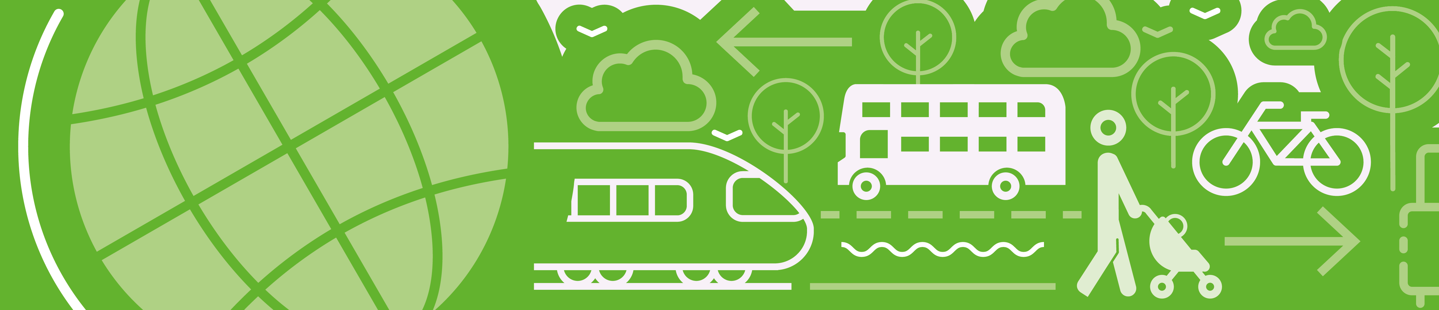 A sustainable transport banner image